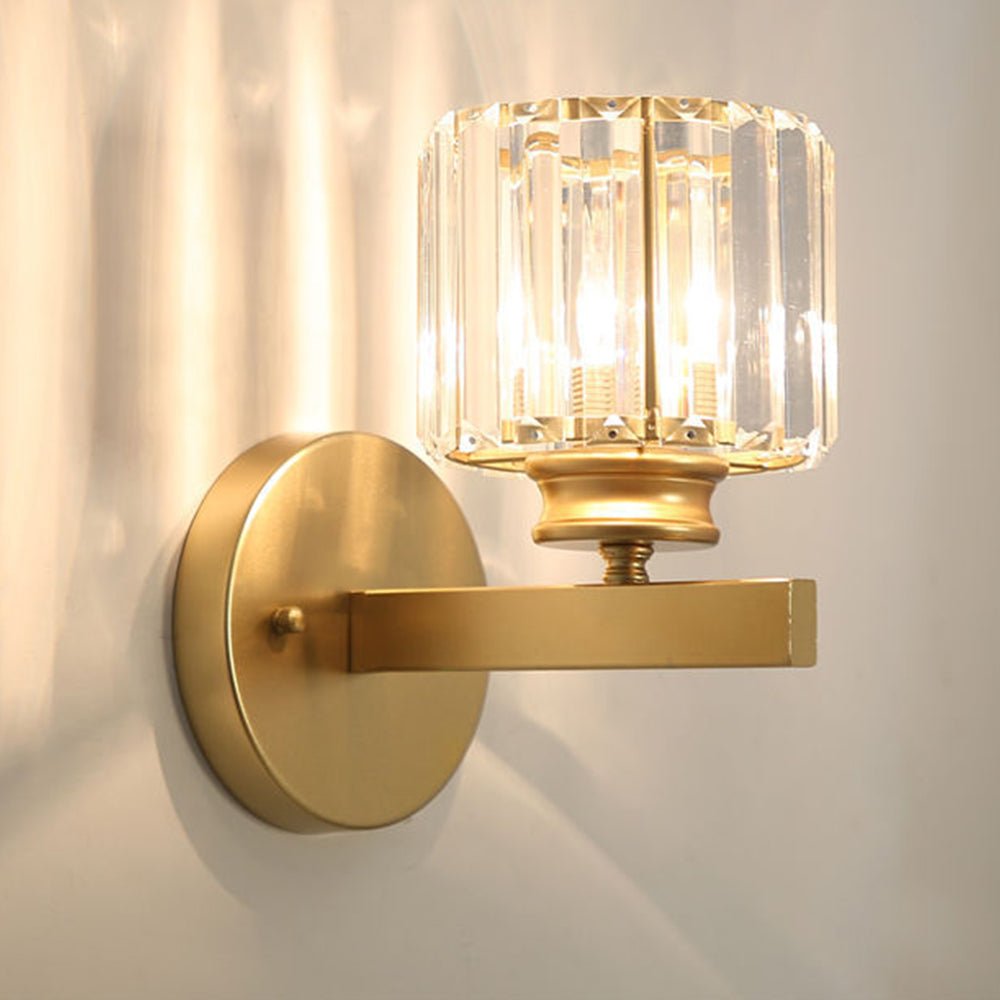 Elegant Crystal Wall Light with Modern Arm Design for Hallway and Living Spaces 10