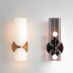 Elegant Double Glass Wall Light – Retro Design for Bedrooms and Living Areas 8