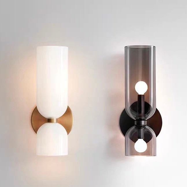 Elegant Double Glass Wall Light – Retro Design for Bedrooms and Living Areas 8