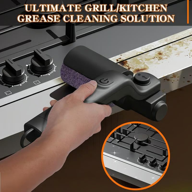 Elektra BBQ Grill Brush | Cordless, Motorized Cleaning Tool