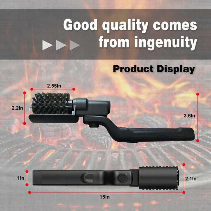Elektra BBQ Grill Brush | Cordless, Motorized Cleaning Tool