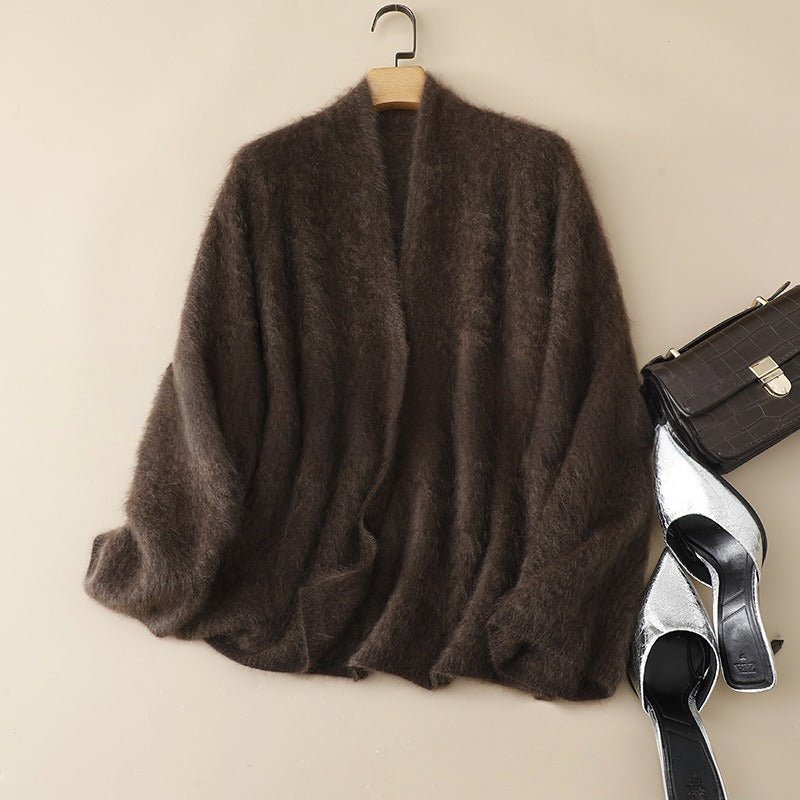 ELENA™ CASHMERE CARDIGAN (Gray XS) - | Zavonix