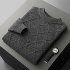 Elenor Cashmere Sweater — Soft, Warm Lightweight Knitwear for Comfort (Dark Grey S) - | Zavonix