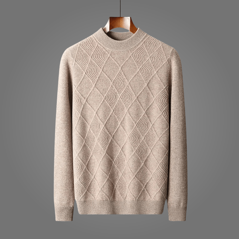 Elenor Cashmere Sweater — Soft, Warm Lightweight Knitwear for Comfort (Dark Grey S) - | Zavonix