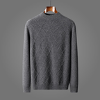 Elenor Cashmere Sweater — Soft, Warm Lightweight Knitwear for Comfort (Dark Grey S) - | Zavonix