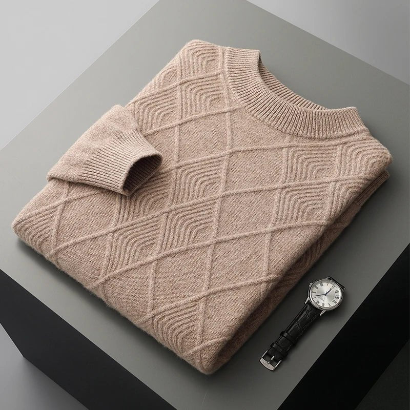 Elenor Cashmere Sweater — Soft, Warm Lightweight Knitwear for Comfort (Camel S) - | Zavonix