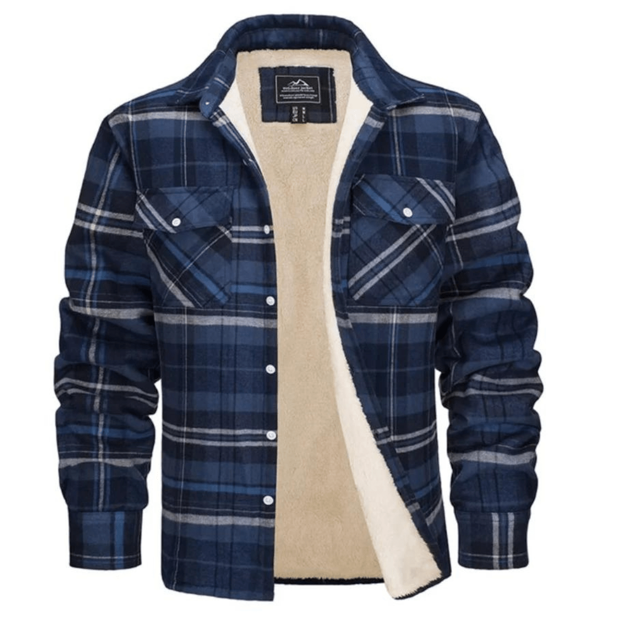 Eli Men's Jacket | Fleece Lined, Classic Plaid Winter Outerwear 9