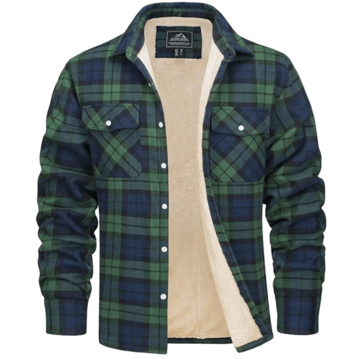 Eli Men's Jacket | Fleece Lined, Classic Plaid Winter Outerwear 6
