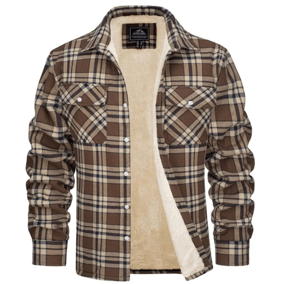 Eli Men's Jacket | Fleece Lined, Classic Plaid Winter Outerwear 7