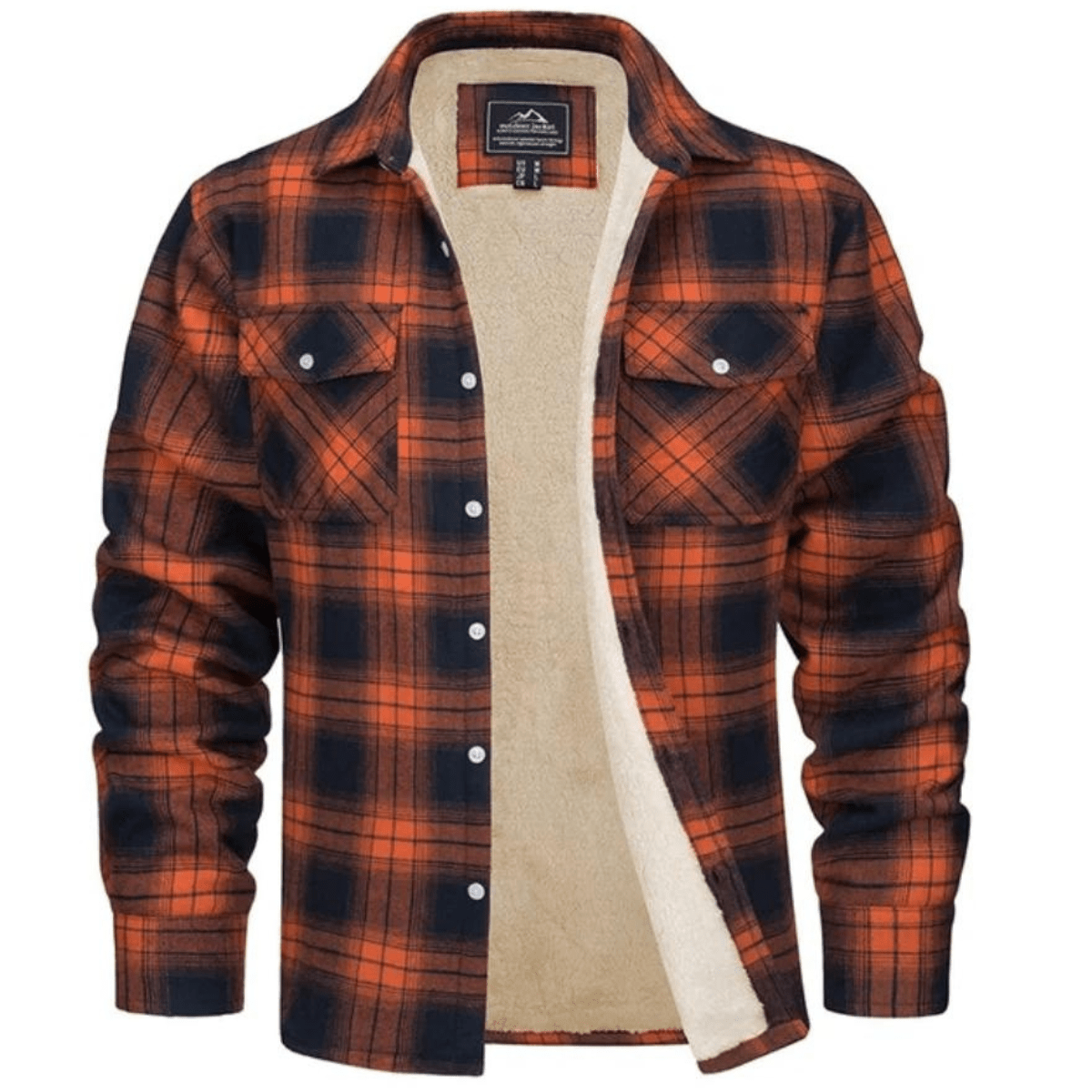 Eli Men's Jacket | Fleece Lined, Classic Plaid Winter Outerwear 0