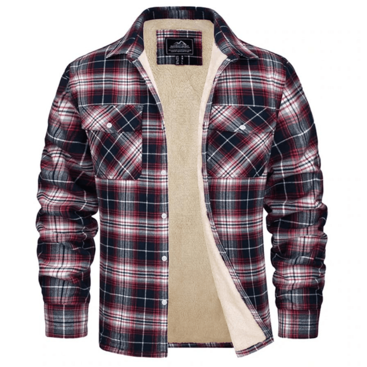 Eli Men's Jacket | Fleece Lined, Classic Plaid Winter Outerwear 4
