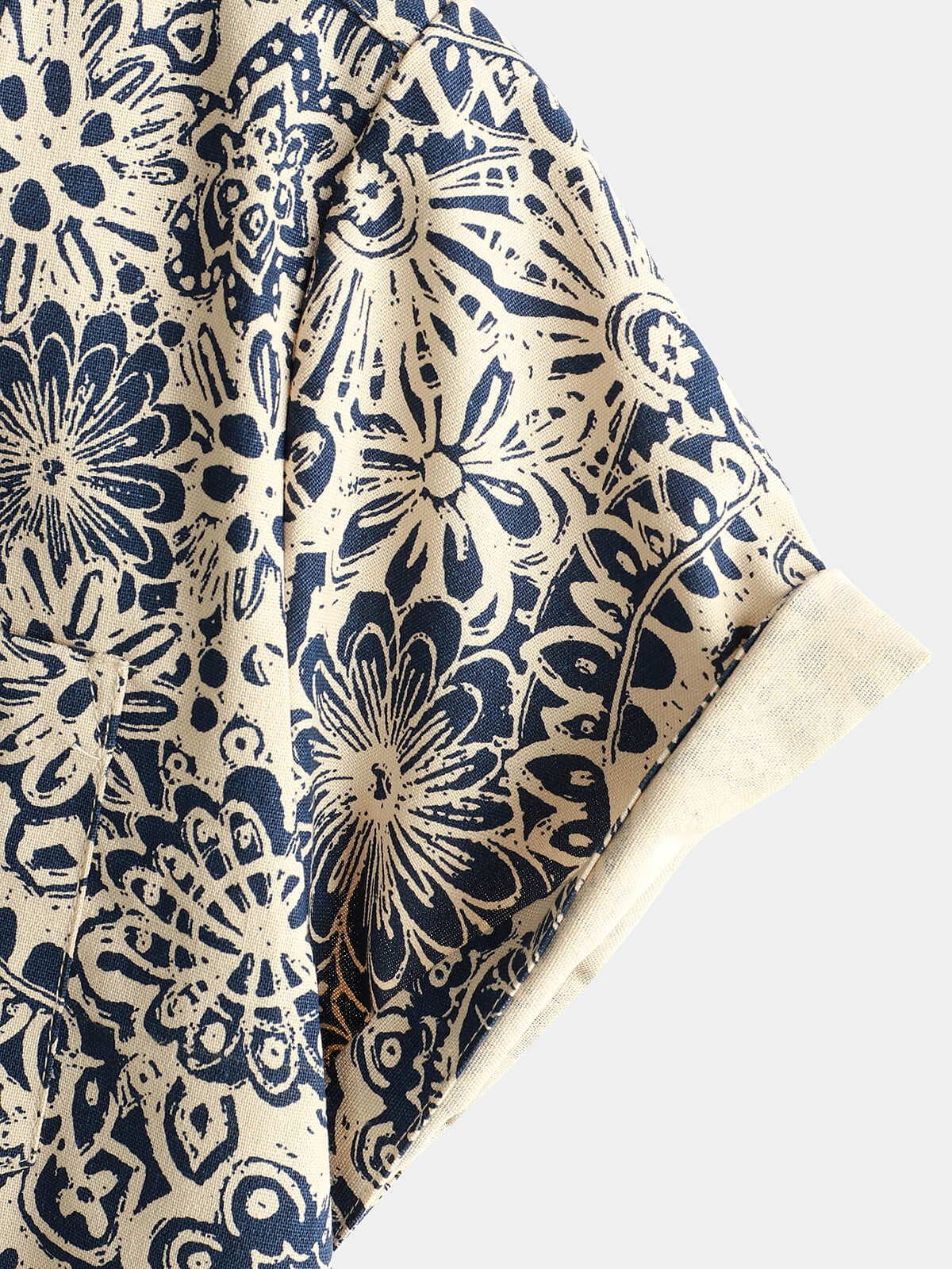 Elara — Men’s Lightweight Viscose - Linen Short Sleeve Shirt (S ) - | Zavonix