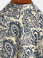 Elara — Men’s Lightweight Viscose - Linen Short Sleeve Shirt (S ) - | Zavonix