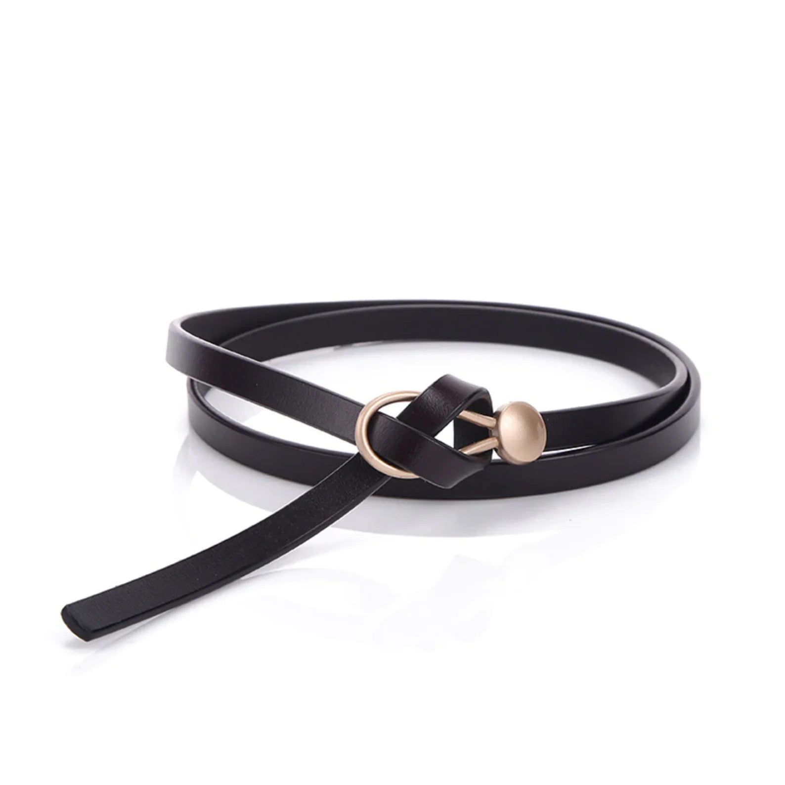Elite Grip Leather Belt (Black ) - Women belts | Zavonix