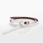 Elite Grip Leather Belt (White ) - Women belts | Zavonix
