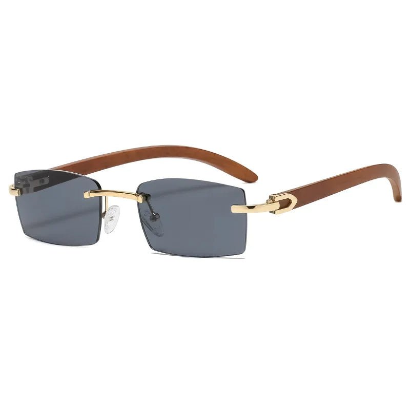 Elite Timber Shades Vintage Wooden Sunglasses (Black ) - Sunglasses | Zavonix