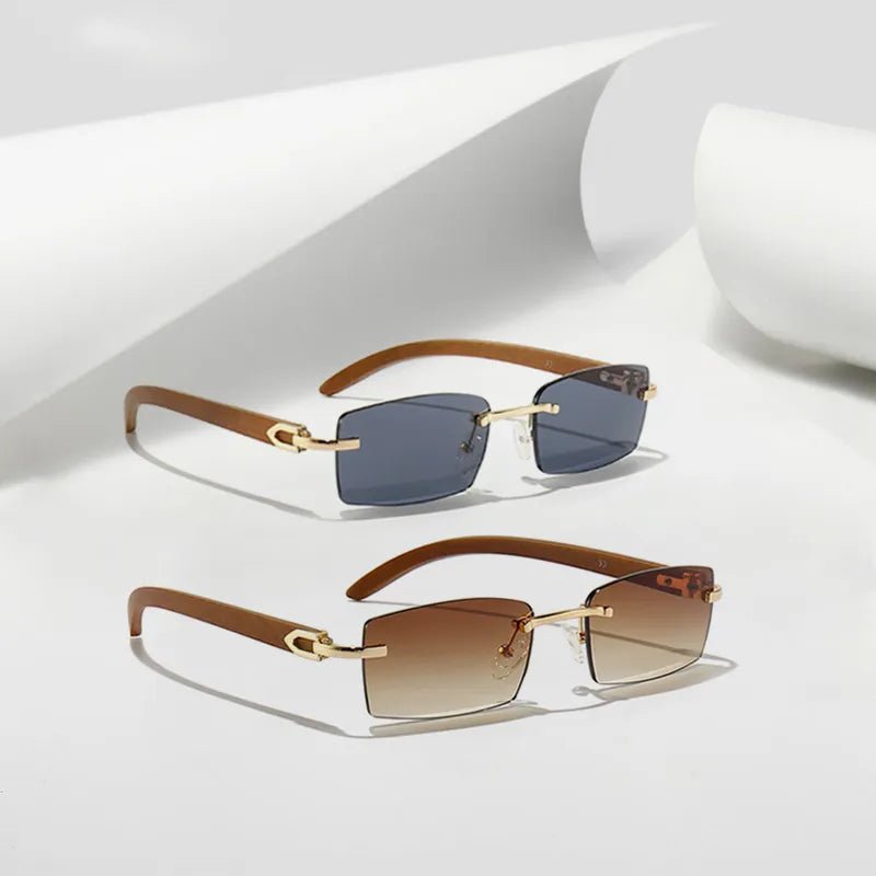 Elite Timber Shades Vintage Wooden Sunglasses (Gray ) - Sunglasses | Zavonix
