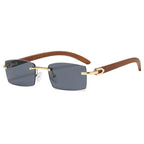 Elite Timber Shades Vintage Wooden Sunglasses (Gray ) - Sunglasses | Zavonix