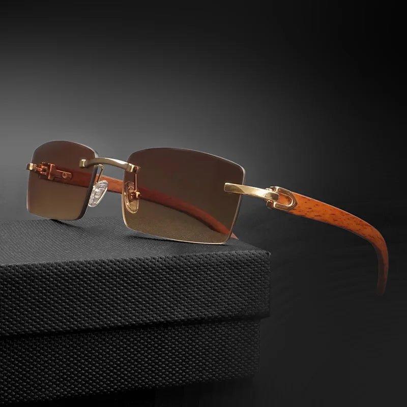 Elite Timber Shades Vintage Wooden Sunglasses (Gray ) - Sunglasses | Zavonix