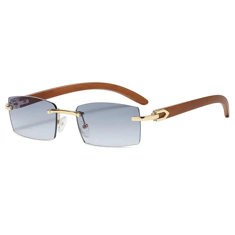 Elite Timber Shades Vintage Wooden Sunglasses (Gray ) - Sunglasses | Zavonix