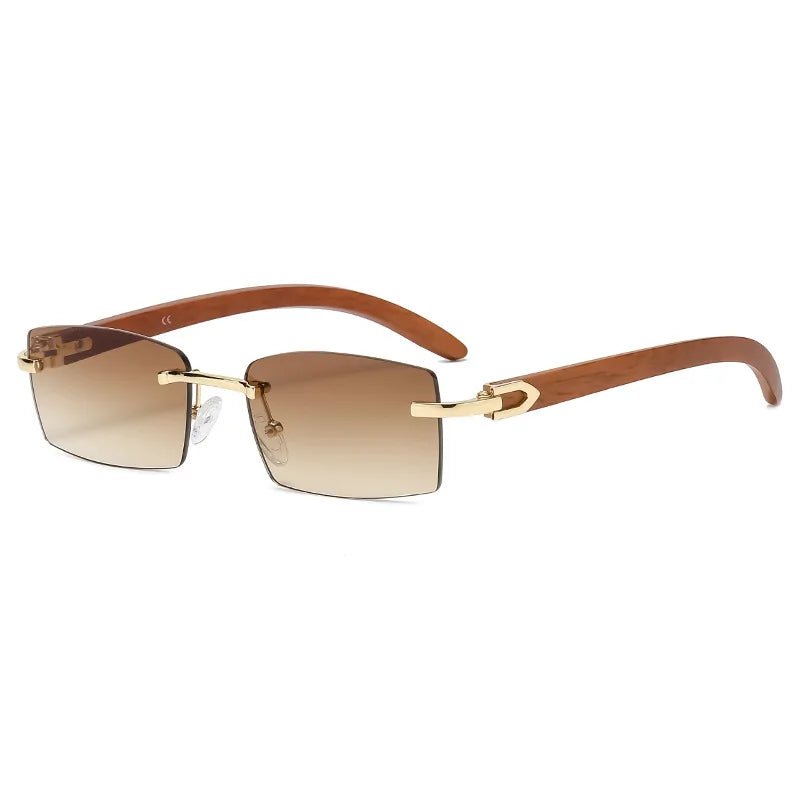 Elite Timber Shades Vintage Wooden Sunglasses (Tea ) - Sunglasses | Zavonix
