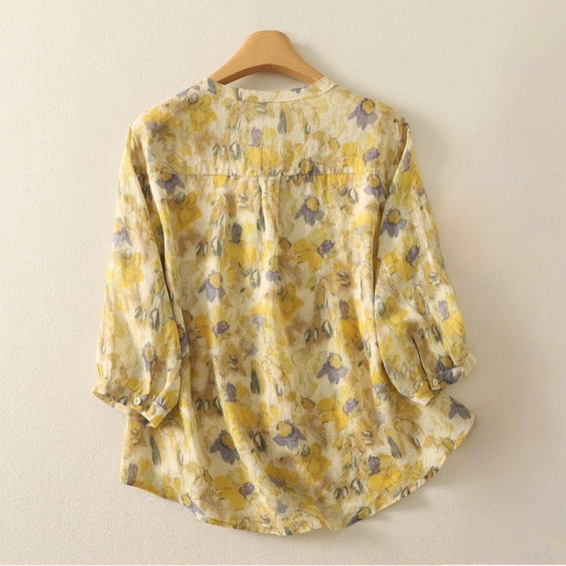ELIZA LINEN SHIRT (XS ) - | Zavonix