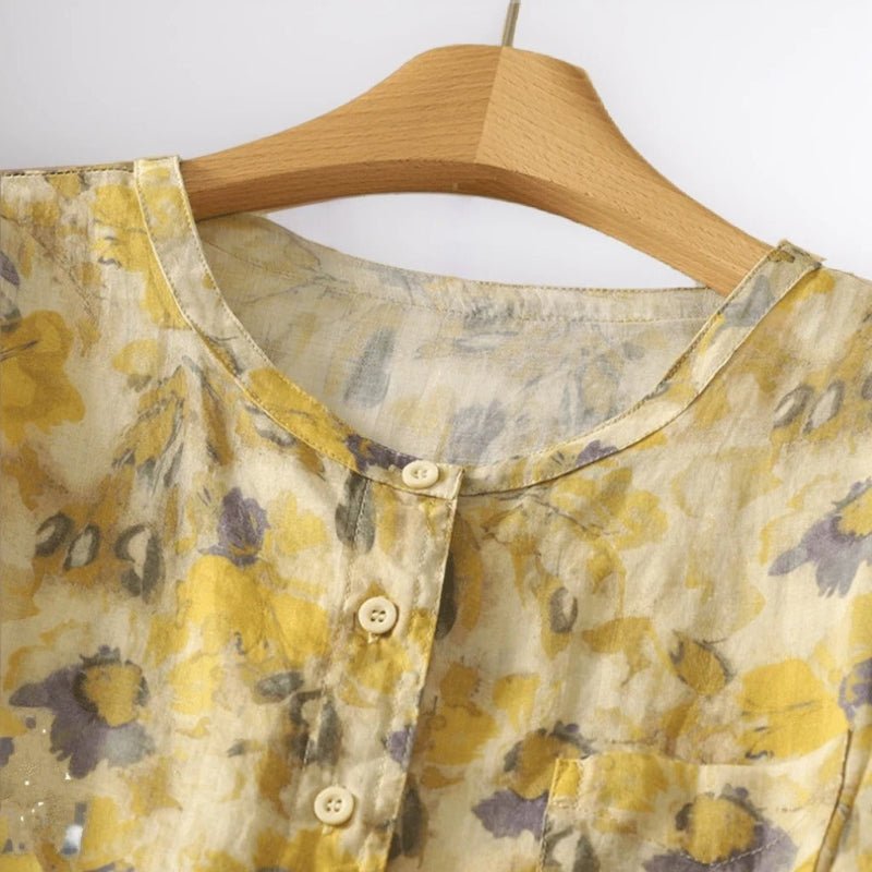 ELIZA LINEN SHIRT (XS ) - | Zavonix
