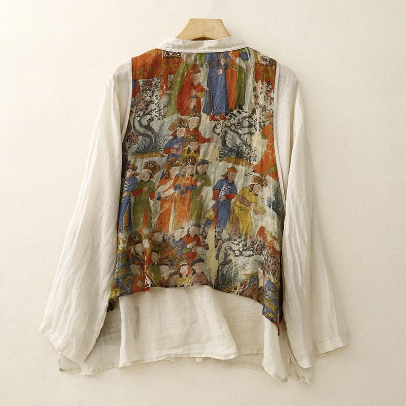ELLA LINEN SHIRT (XS ) - | Zavonix