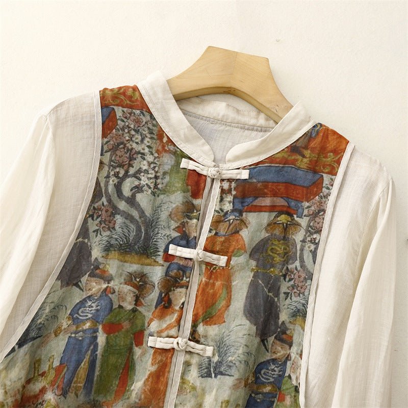 ELLA LINEN SHIRT (XS ) - | Zavonix