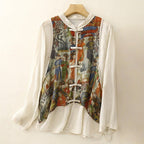 ELLA LINEN SHIRT (XS ) - | Zavonix