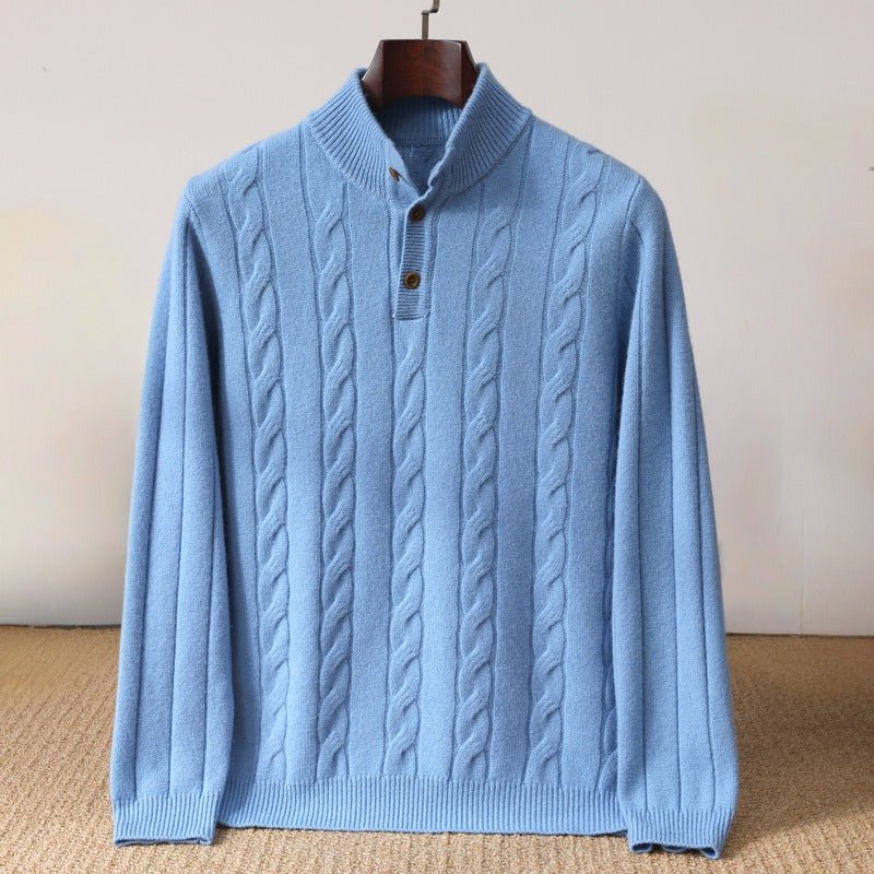 ELLIOT™ WOOL CARDIGAN (Blue XS) - | Zavonix