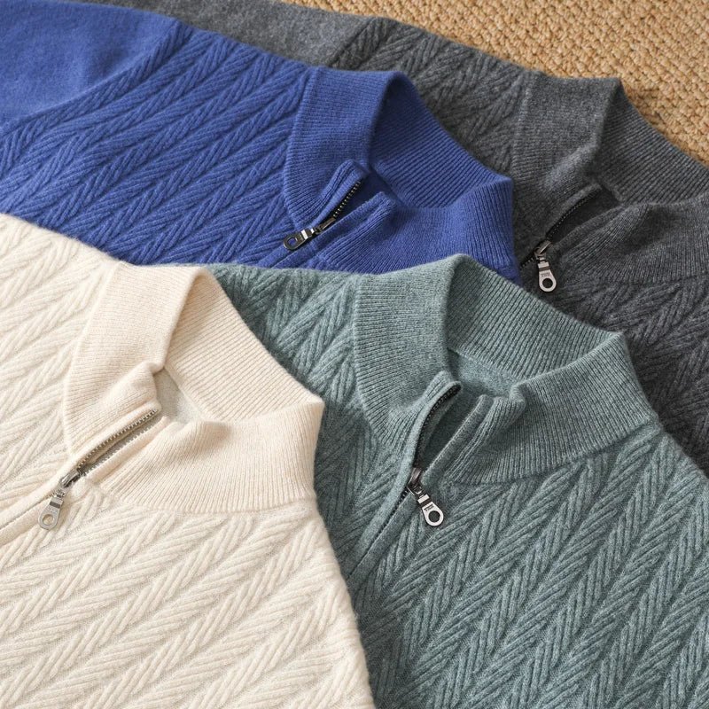 Ellis Cashmere Sweater — Soft Merino Wool Blend with Cozy Warmth - Zavonix