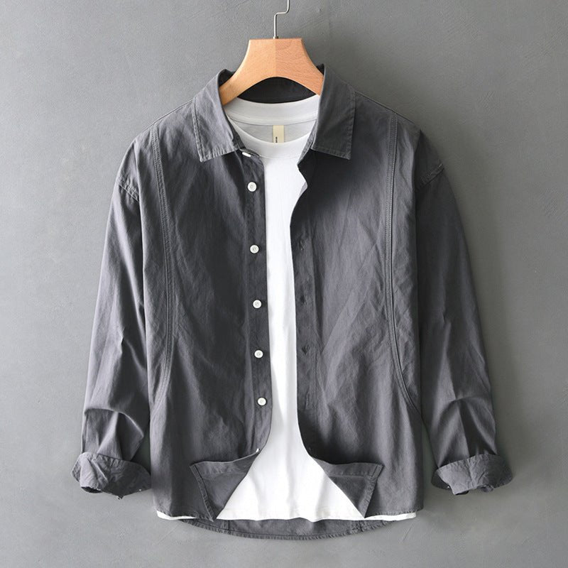 Ellora Linen Jacket — Soft Breathable Sun - Washed Brown Jacket (Gray XS) - | Zavonix
