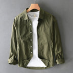 Ellora Linen Jacket — Soft Breathable Sun - Washed Brown Jacket (Green XS) - | Zavonix