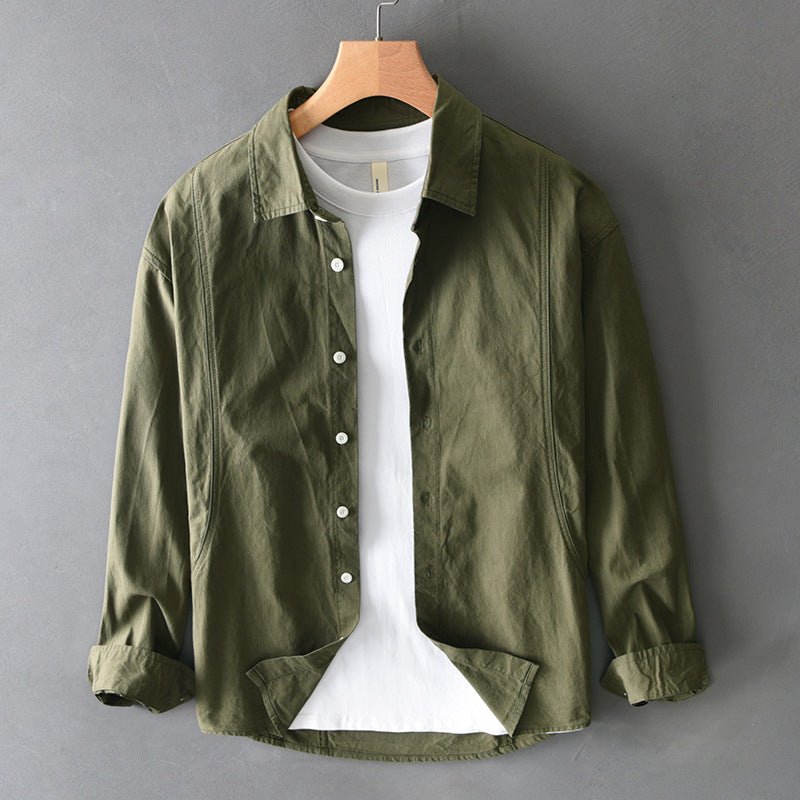 Ellora Linen Jacket — Soft Breathable Sun - Washed Brown Jacket (Green XS) - | Zavonix