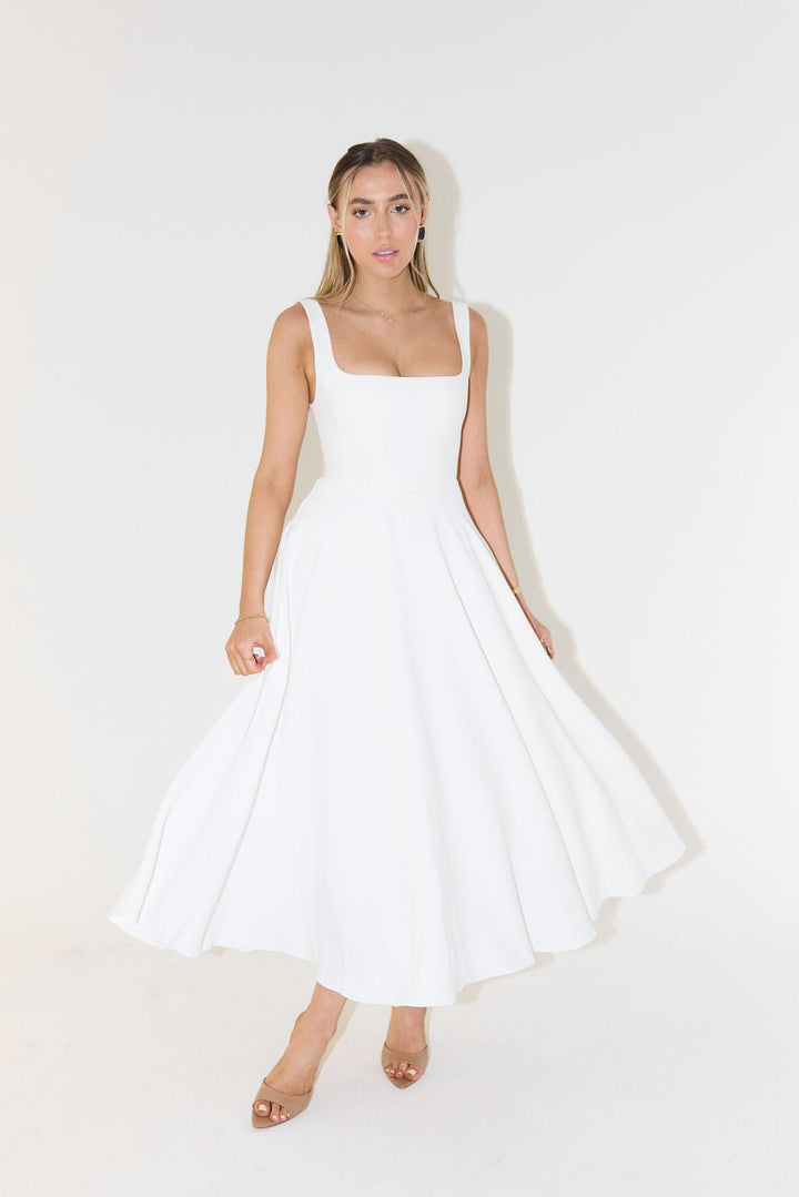 Eloise Square-Neck Midi Dress product image 1
