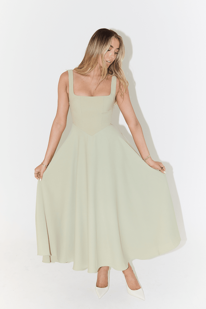 Eloise Square-Neck Midi Dress product image 3