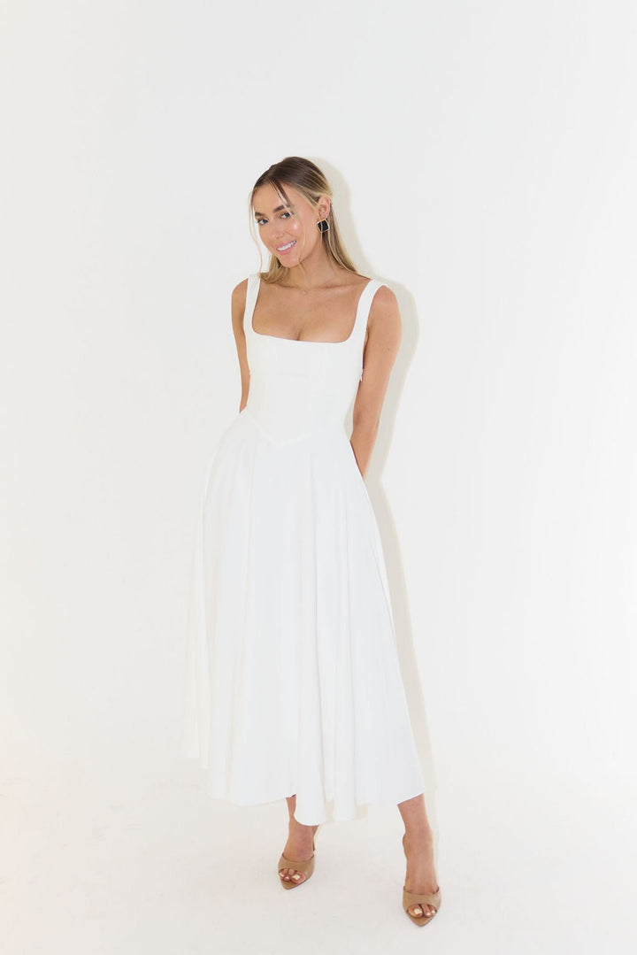 Eloise Square-Neck Midi Dress product image 5