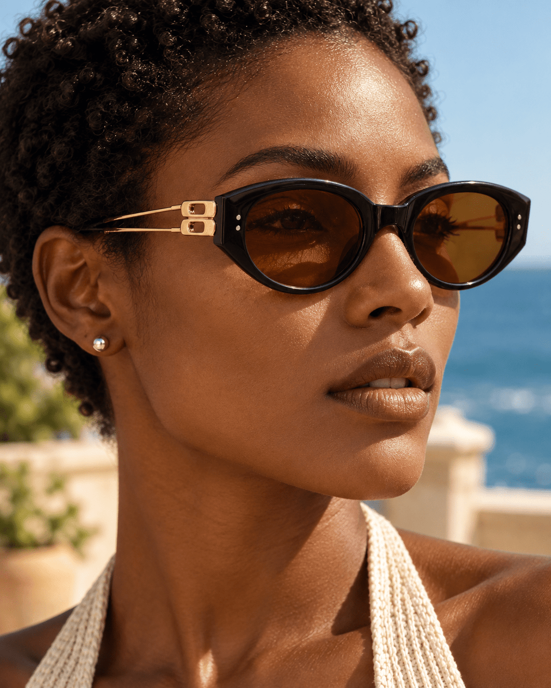 Eloria Cat-Eye Sunglasses Orange image 2
