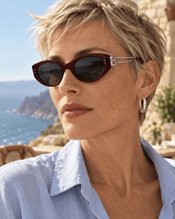 Eloria Cat-Eye Sunglasses Red image 6