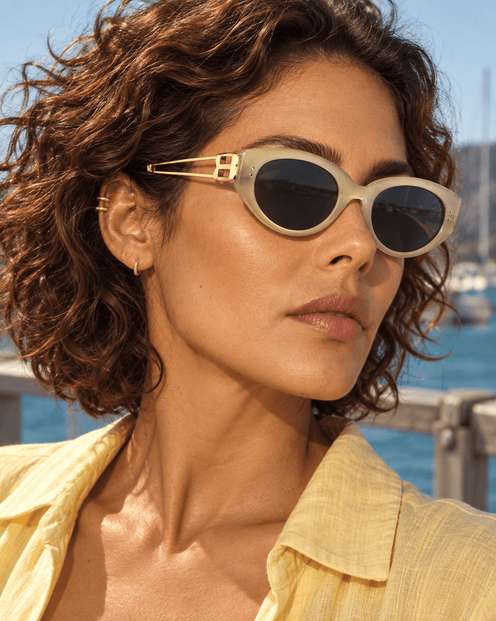 Eloria Cat-Eye Sunglasses Ivory image 15