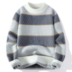 Elowen Sweater — Cozy Knit Pullover with Artistic Pattern (Gray XS) - | Zavonix