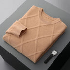 Elsin Merino — Soft Wool Sweater with Tailored Fit and Warmth (Beige S) - | Zavonix