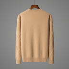 Elsin Merino — Soft Wool Sweater with Tailored Fit and Warmth (Beige S) - | Zavonix