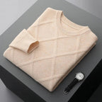 Elsin Merino — Soft Wool Sweater with Tailored Fit and Warmth (Cream S) - | Zavonix
