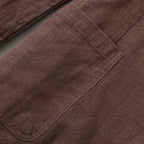 Elston Blazer — Lightweight Ramie Cotton Blazer with Tailored Fit (Brown XS) - | Zavonix