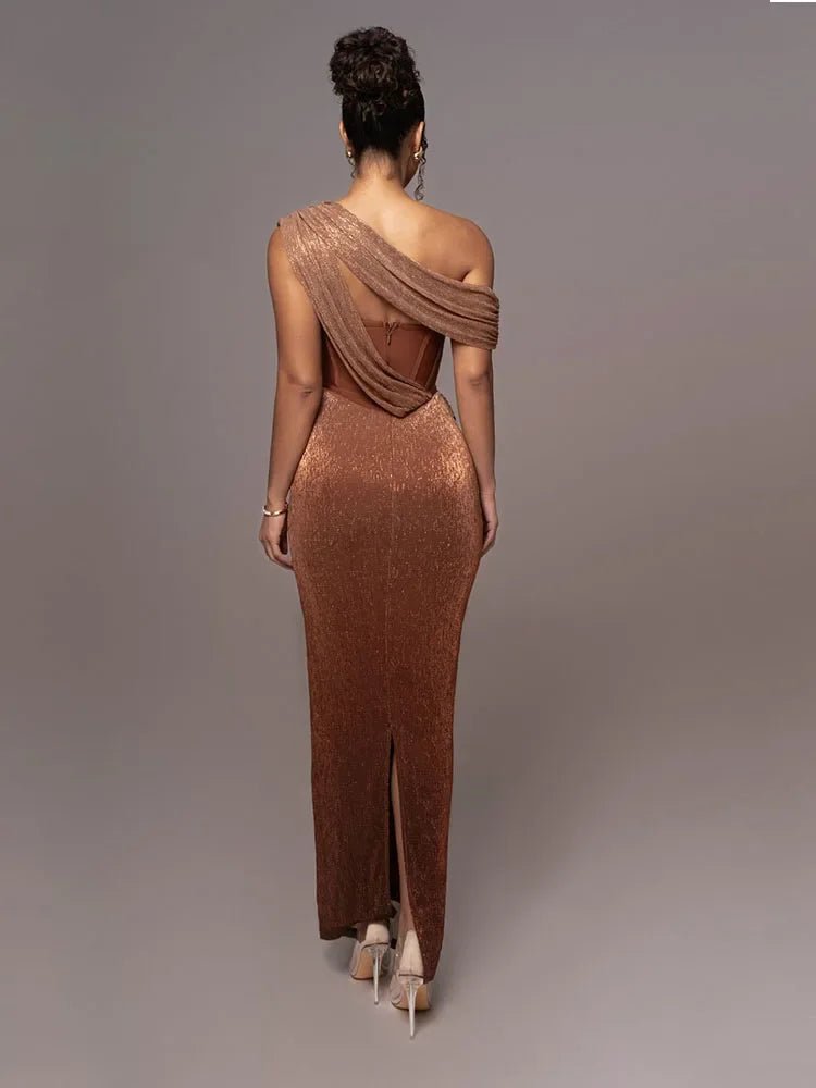 Elysia Draped Maxi Dress product image 2