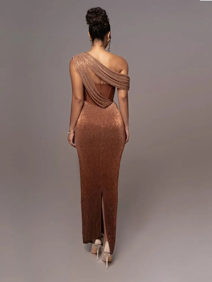 Elysia Draped Maxi Dress product image 2