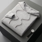 Elara Hoodie — Premium Wool Cashmere Blend Hoodie for Warmth (Light Gray XS) - | Zavonix