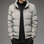 Elysian Men's Puffer Jacket | Lightweight Technical Fabric, Elegant Design 0
